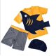 thumbnail image 1 of Conjunto de traje de baño de dos piezas para bebés y niños pequeños Traje de baño Protectores contra sarpullidos con sombrero UPF 50+ Adepaton WMZL-1180-4, 1 of 7