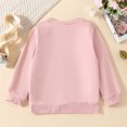 thumbnail image 6 of Hoodies for Teen Girls Trendy Floral Toddler Girls Hoodie 2t Girls Pullover Sweaters Size 14-16 Hippie Long Sleeve Shirts for Girls 10-12 Pink, 5Y, 6 of 7