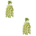 thumbnail image 4 of Bewildely Flor artificial interior o exterior para decoración del hogar Flores artificiales Decoración Wisteria Jardín de bodas Bajo verde 1 paquete 2Conjunto, 4 of 6
