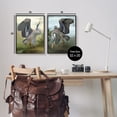 thumbnail image 4 of Stupell Industries Crane Dance Landscapes Animals & Insects Painting Black Framed Art Print Wall Art, 16 x 20, 4 of 10