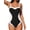 Black, variant on MOYIKO Women Slimming Tummy Control One Piece Swimsuit Retro Square Neck Bathing Suit