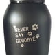 thumbnail image 5 of Pet Urn Memorial Ash Holder Recipiente de almacenamiento de acero inoxidable Cachorro Final Reconfortante Lugar de Ligero Urnas de recuerdo chauvin negro Yinane Urna de cremación, 5 of 8