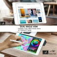 thumbnail image 3 of iPad Mini 7.9 Inch 5 Gen [ Mini 5th Generation 2019 ] A2133 A2124 A2126 MUXH2LL/A MUXF2LL/A MUXG2LL/A Trifold Slim Smart TPU Transparent Back Cover with Adjustable Stand Feature - Black, 3 of 6