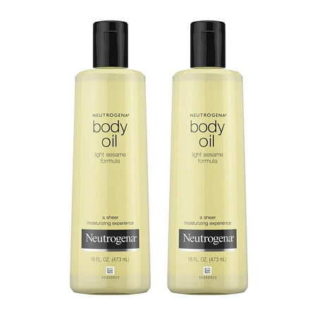 Neutrogena Body Oil, Light Sesame Formula, 16 Ounce (Pack Of 2)