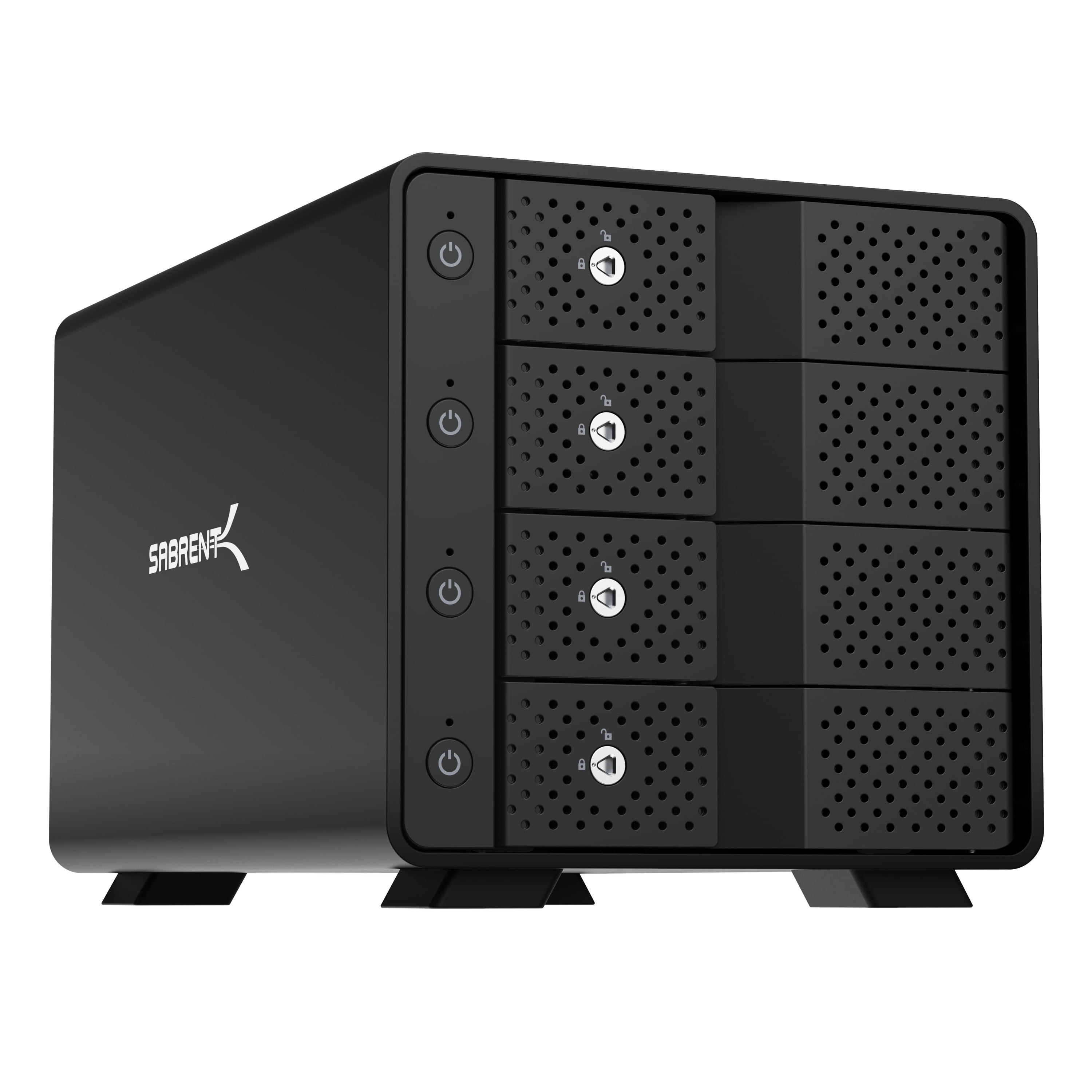 Sabrent USB 3  2 4 Bay  3  5  SATA Hard Drive  Tray less 