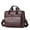 Brown, variant on Fashion Bullcaptain Leather Goods Men's Briefcase,Black