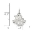 thumbnail image 2 of Sterling Silver LogoArt Marquette University Extra Small Pendant Charm, 2 of 2