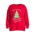 thumbnail image 5 of Christmas Women's Plus Size Light-Up Graphic Sweatshirt from Feeling Festive, 5 of 6