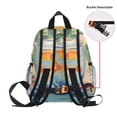thumbnail image 5 of FORMRS School Backpack with Front Zippered Pocket 12" Student Travel Daypack, Blue Goldfish Bowl, 5 of 6
