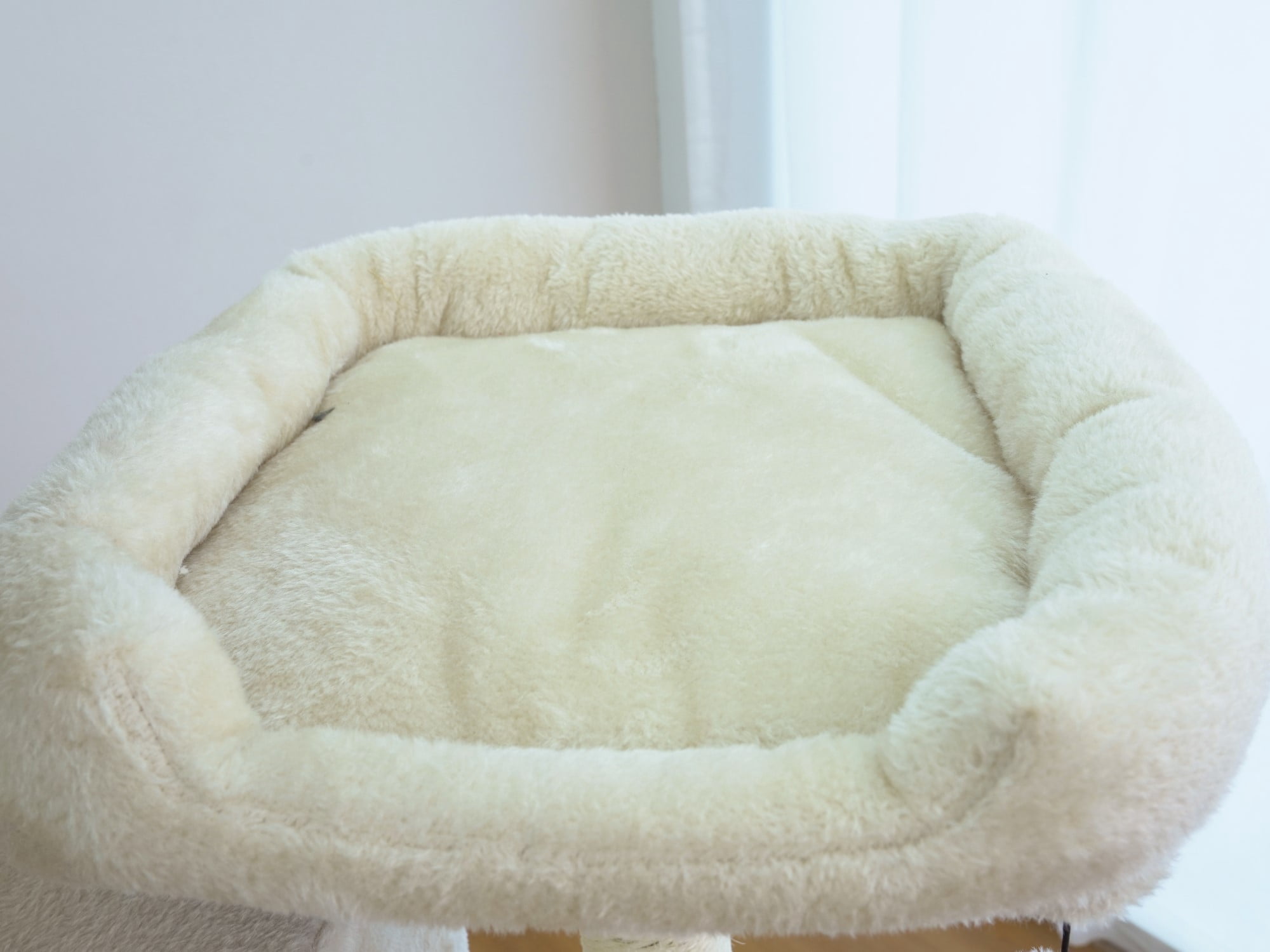 Vibrant Life Heavy Duty 8-Level 66" Cat Tree with Scratching Ramp, Two Condos and Hammocks, Beige