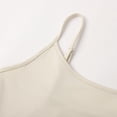 thumbnail image 7 of WEIWEN Women's Tank Tops Adjustable Spaghetti Strap Tank Top for Women Basic Sleeveless Camisole Shirts Slim Fitted Workout Going Out Tops Beige, S, 7 of 7