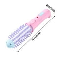 thumbnail image 2 of Mini Curling Iron for Short Medium Hair 1 Inch Ceramic Hot Air Brush 2-in-1 Straightener and Curler - Pink, 2 of 3