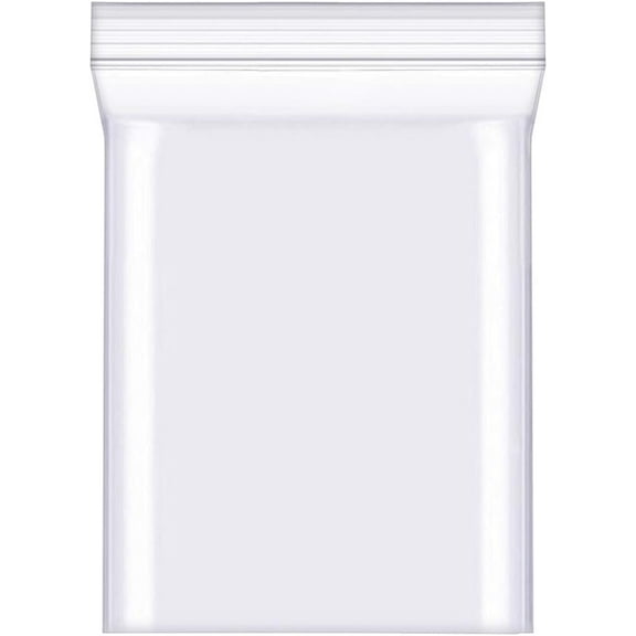 100 Grip Seal Bags Small Clear Plastic Bags Small Sealable Plastic Bags Small Ziplock Bags For Kitchen Storage, Jewellery, Small Cookies And Sweets Packaging (9 * 13cm)