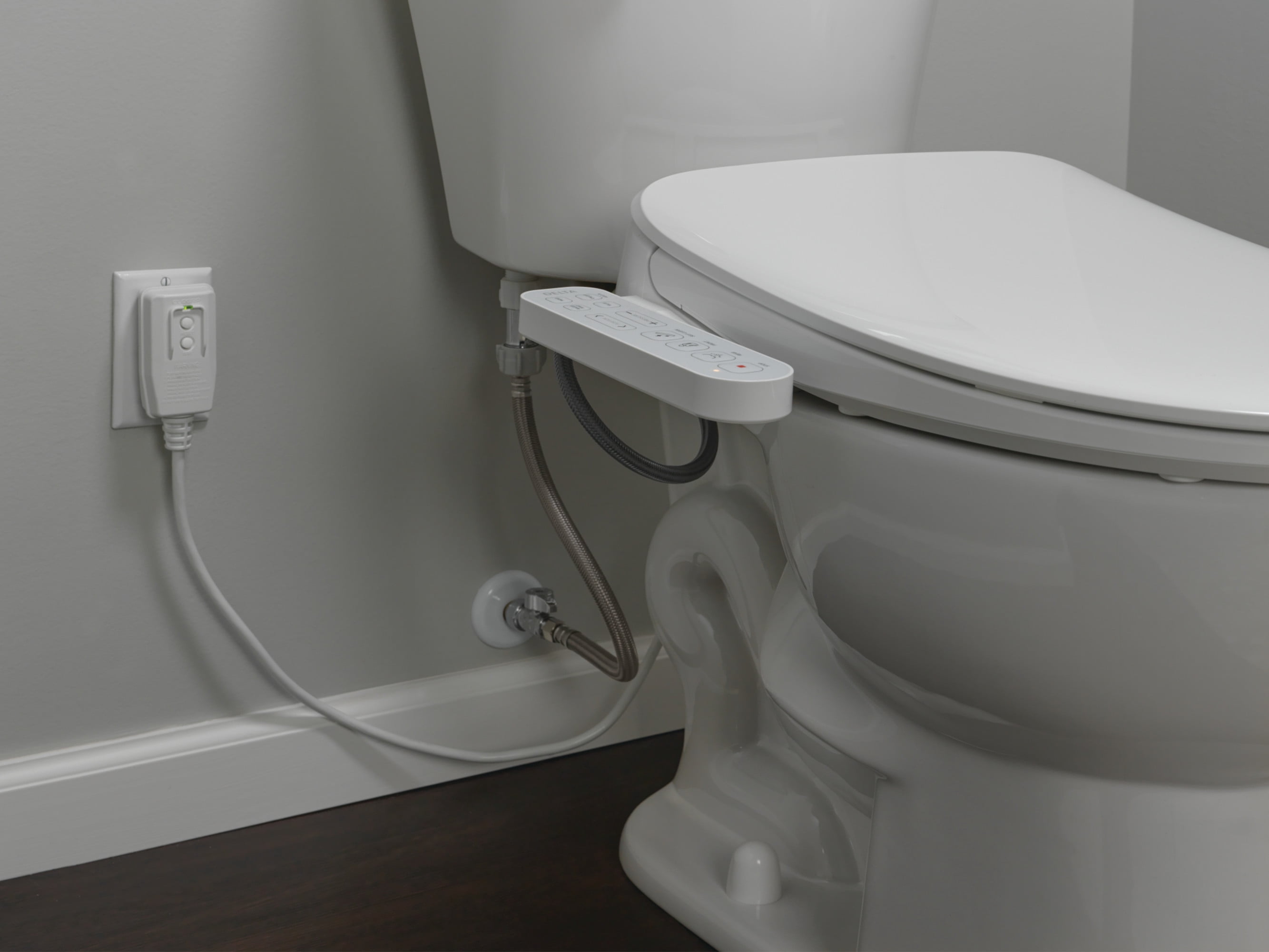 Delta 893005E Refresh Standard Elongated Bidet Seat - White