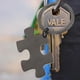 thumbnail image 3 of 2 Pcs Black Ring Set Puzzle Keychain Blanks Aniversity Gifts Men Blank Keychain Puzzle Piece Keychain Puzzle Keychain Couples, 3 of 3