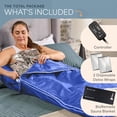 thumbnail image 5 of LifePro Infrared Sauna Blanket - Full Body Portable Sauna for Home, Detox & Relaxation, Adjustable Heat Sauna Blanket Infrared - Blue, 5 of 10