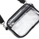 thumbnail image 3 of Bolso de hombro transparente, bolso bandolera transparente, riñonera transparente impermeable, riñonera transparente, muy versátil, 3 of 14