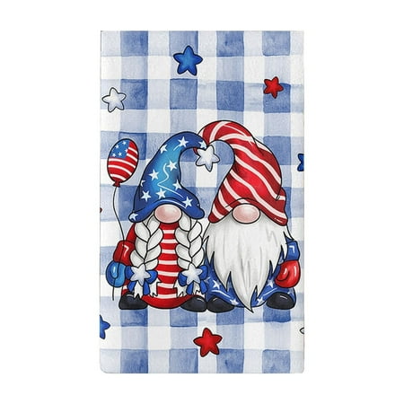 

MARCUVMK Bathroom Towels 1pc Independence Day Kitchen Towels Microfiber Towel Dish Cloth Colorful Star Flag Print Dish Towel Independence Day Decorations Bathroom Accessories Fall Decor