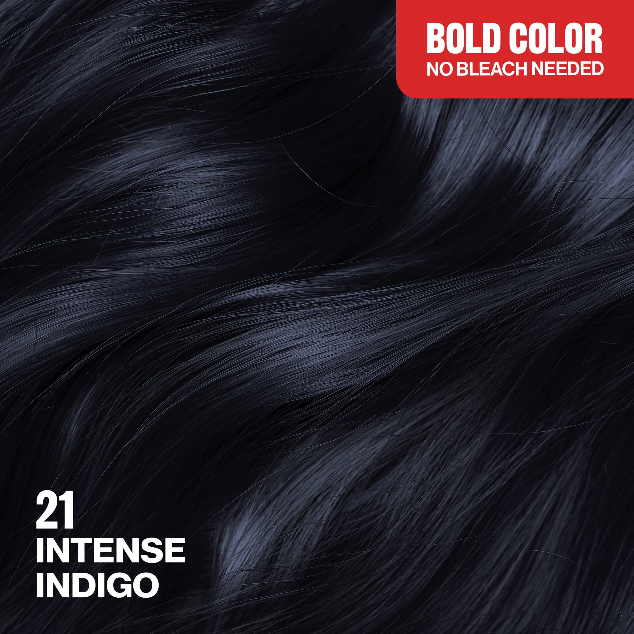 Revlon ColorSilk Permanent Hair Color, Bond Repair Complex, 21 Intense Indigo, 1 pack