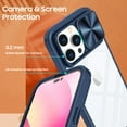thumbnail image 5 of For Apple iPhone 14 Pro Case With Built In Screen Protector, Camera Lens Cover, Anti Yellow Clear 360 Degree Full-Body Protective Cover, 5 of 7