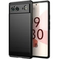 thumbnail image 1 of Case for Google Pixel 6 Case, Soft TPU Cover Compatible with Google Pixel 6 2021, Shockproof Anti-Fingerprint Phone Case Anti Scratch Protection Cover for Pixel 6 5G (Black), 1 of 7