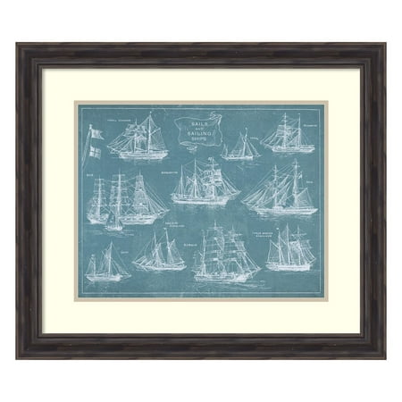 Wild Apple Portfolio 'Sailing Ships' Framed Art Print