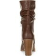 thumbnail image 3 of Style & Co. Womens Saraa Slouch Faux Leather Block Heel Mid-Calf Boots, 3 of 3
