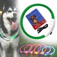 thumbnail image 2 of Goowood Light Up Dog Collar USB Rechargeable Glowing Dog Collar Flashing LED Night Safety Adjustable for Small Medium Large Dogs Plastic Collar, 2 of 8