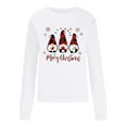 thumbnail image 4 of Plus Size Tops Women's Christmas Printed Casual Long Sleeve Crewneck Sweatshirt for Holiday Celebrations and Everyday Wear, 4 of 4