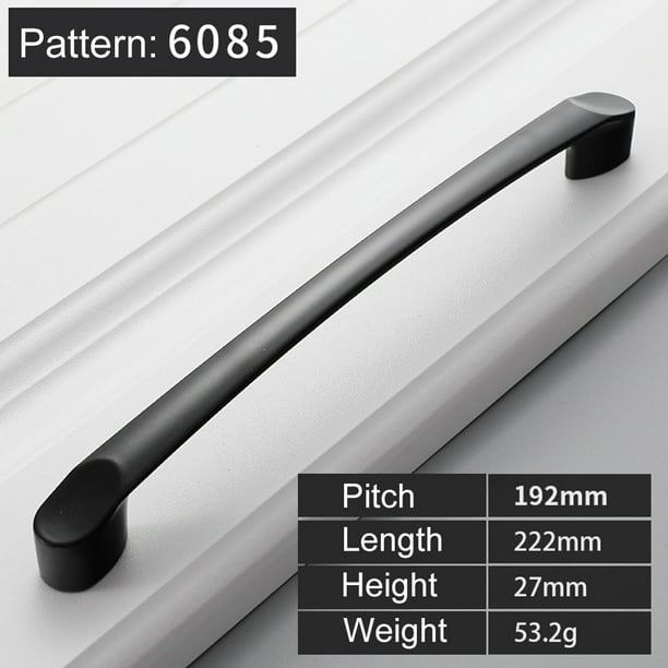 Htovila American Style Black Cabinet Handles Solid Aluminum Alloy Kitchen Cupboard Pulls Drawer Knobs Furniture Handle Hardware Com Htovila American Style Black Cabinet, Zinc Vs Aluminum Cabinet Hardware