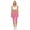 19021163253242570611, variant on Bubblegum Tint Pink Color Women's Brushed Suede Poly Span Casual Capri Leggings XS-2XL