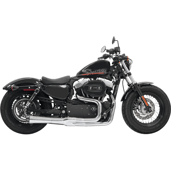 Bassani Road Rage II 2-Into-1 System Mega-Power Series/Short/Chrome (1X22R)
