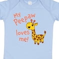 thumbnail image 4 of Inktastic My Peepaw Loves Me Cute Giraffe Boys or Girls Baby Bodysuit, 4 of 5