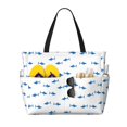 thumbnail image 1 of Disketp Cute Shark Bolsa de Playa de Gran Capacidad, Bolso Impermeable y a Prueba de Arena para Mujer, Ideal para Playa, Piscina y Natación, 1 of 7