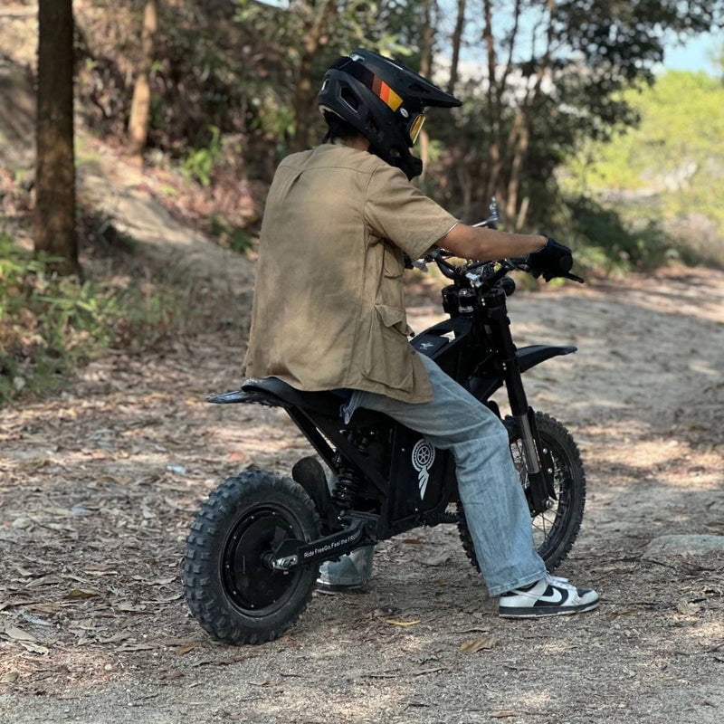 Freego X0 Electric Mini Bike for Teens and Adults, 3600W/60V 25Ah/40MPH,  265 lbs Max Load Lightweight Mountainbike, 5’1”–5’9” Rider