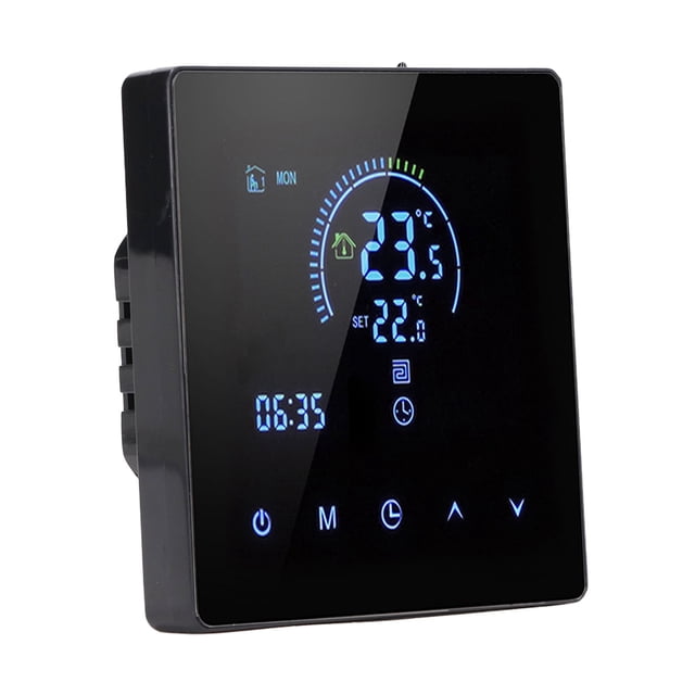 3A Digital Thermostat with Large LCD Display Programmable Thermostat Touch Screen Smart Thermostat for Home