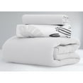 thumbnail image 5 of Evolur Zoo Love Collection 3pc Toddler Bed Set (Fitted Sheet, Comforter, Pillow Case) in Glacier Grey & Animal Print, 5 of 8