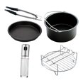 thumbnail image 1 of Accesorios para freidoras de aire 5 piezas, compatibles con freidoras de aire, , , , Deluxe Deep Fryer Accessories Set de 5 - 6 pulgadas Baoblaze accesorio para freidora de aire, 1 of 8