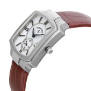 s Philip Stein Classic Square 28mm Steel MOP Dial Ladies Quartz Watch 21-CMOP
