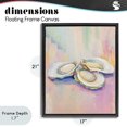 thumbnail image 4 of Stupell Industries Contemporary Pastel Oysters Harmony Black Floating Frame Canvas Art, 17 x 21, by The Prints Vibe, 4 of 8