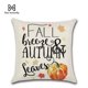 thumbnail image 3 of Nueva funda de cojín de lino con estampado de calabaza de la serie Hello Fall de otoño de 2021, funda de almohada para sofá estilo granja, almohadas decorativas de Acción de Gracias, 3 of 5