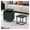 Green, variant on 5 in 1 Nesting Ottoman Cube Chair with Swivel Casters,Stackable Stools Leather Square Ottoman Bench,Creative Seating Cube Footstool with Wheels