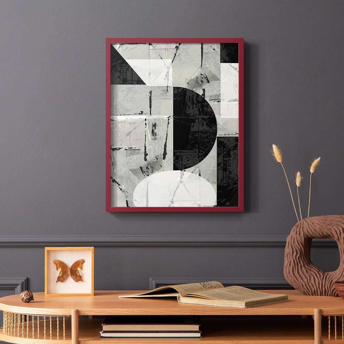 Abstract Neutrality I in Paper Solid Wood 8 x 10 Framed Print