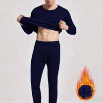 Timegard Thermal Underwear for Men Lightfleece Long Sleeve Tops Bottom Fitting Comfy Stretch Outfits