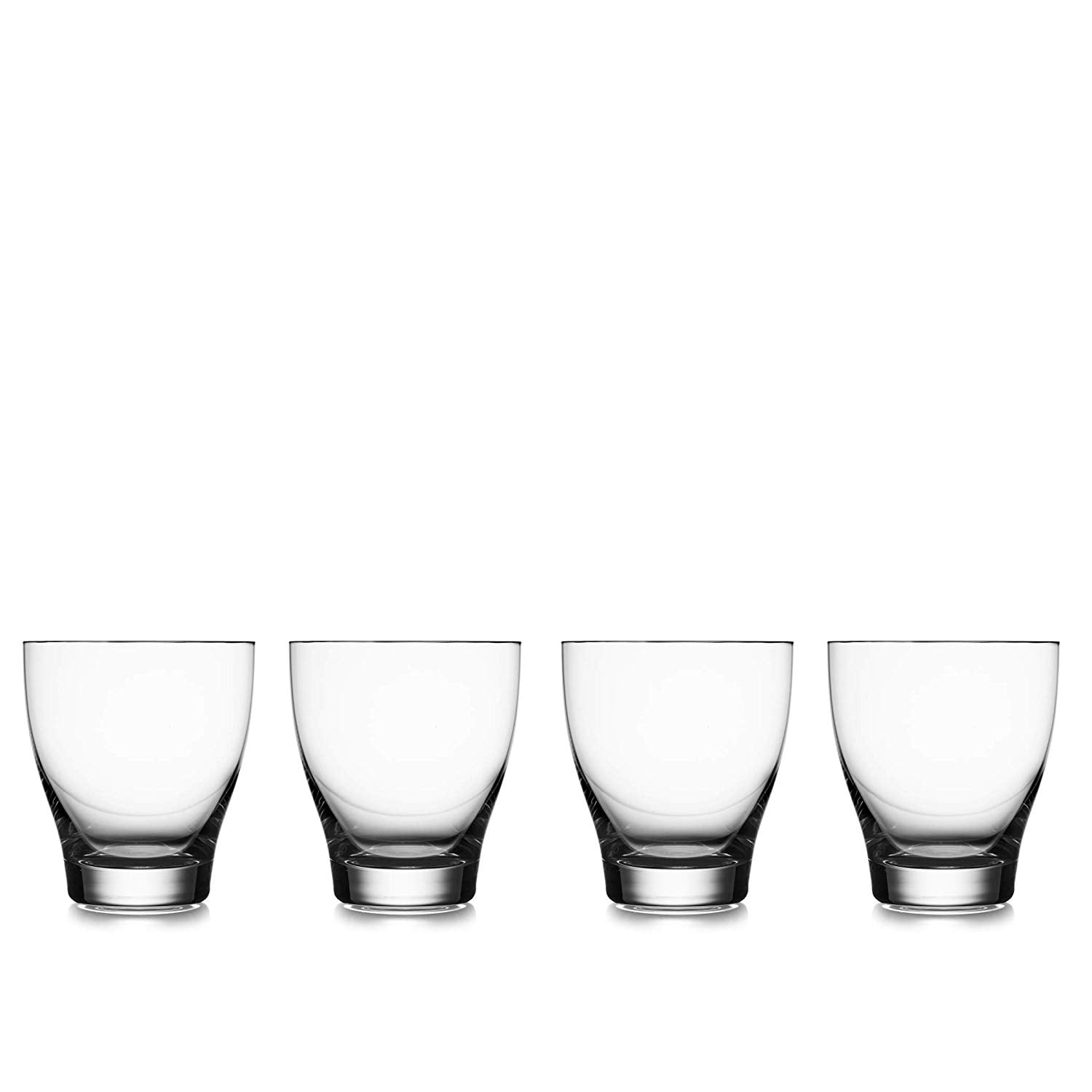 Nambe Vie Collection Double Old Fashioned Drinking Glasses 9 oz, Set of