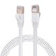 thumbnail image 4 of Cable LAN de red CAT7 rápido de 8 núcleos Cable Ethernet plano sin pérdidas antiinterferencias - 10 m, 4 of 8