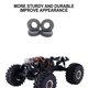 thumbnail image 2 of Vogacara 4 Uds 1/24 llantas de ruedas neumático RC pieza de actualización de plástico duradero Rc llantas de rueda neumático para FMS FCX24 Kits de construcción modelo, 2 of 6