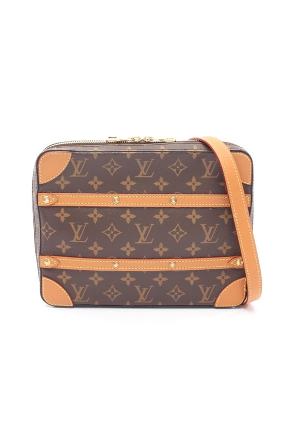 Pre-Owned Louis Vuitton Soft Trunk Messenger PM Monogram Shoulder Bag/Handbag, Coated Canvas...