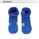 thumbnail image 5 of Calcetines de ciclismo únicos, antideslizantes, para exteriores, color azul y púrpura, tamaño M, neutros y universales, 1 par, combinación de colores, con lunares, 5 of 6
