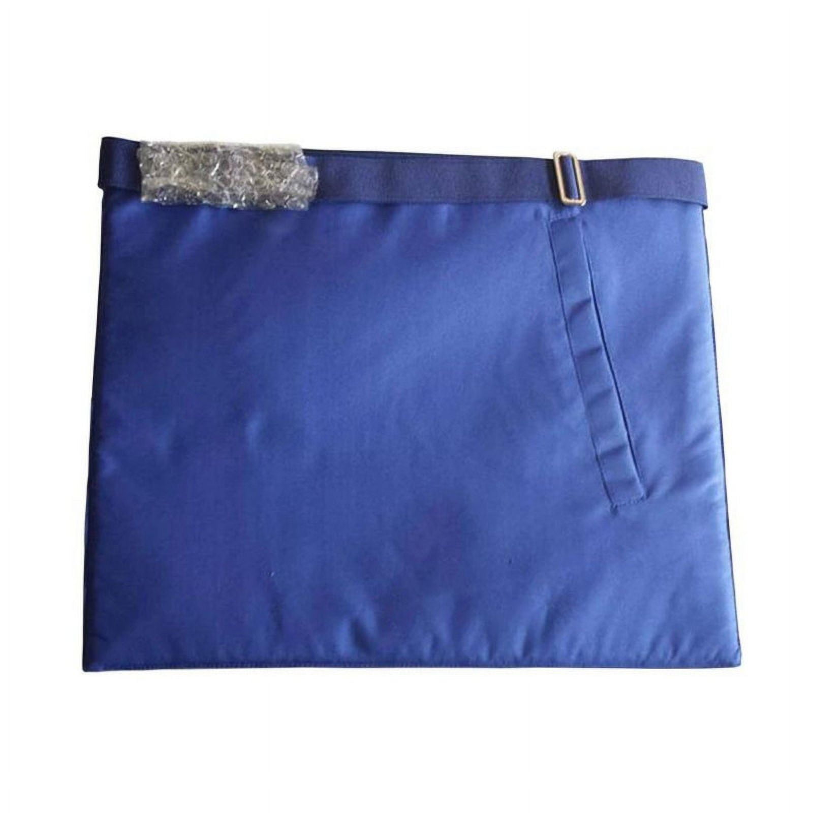 Master Mason Blue Lodge Apron – USA Flag White, Red & Blue Hand Embroidery, Masonic Regalia with Adjustable Belt